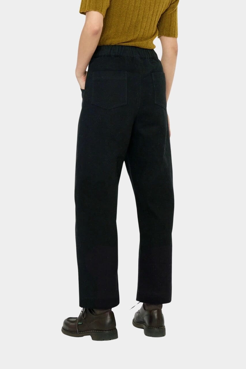 7115 By Szeki - Signature Curve Legged Trouser - Navy Black - Pant - YUCCA, Women’s clothing store Denver, shop local Denver.