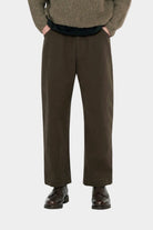 7115 By Szeki | Signature Curve Legged Trouser In Taupe Brown - SHOP YUCCA Pants 7115 BY SZEKI - YUCCA 