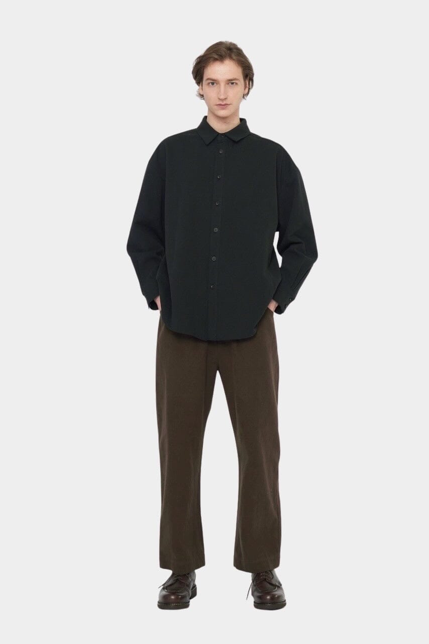 7115 By Szeki - Signature Curve Legged Trouser - Taupe Brown - Pant - YUCCA, Women’s clothing store Denver.