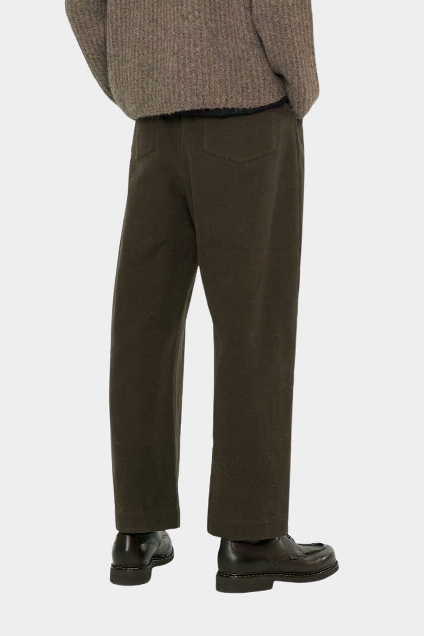 7115 By Szeki | Signature Curve Legged Trouser In Taupe Brown - SHOP YUCCA Pants 7115 BY SZEKI - YUCCA 