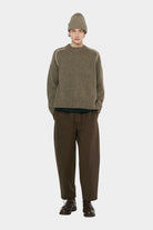 7115 By Szeki | Signature Elastic Pull-Up Trouser In Taupe Brown - SHOP YUCCA Pants 7115 BY SZEKI - YUCCA 