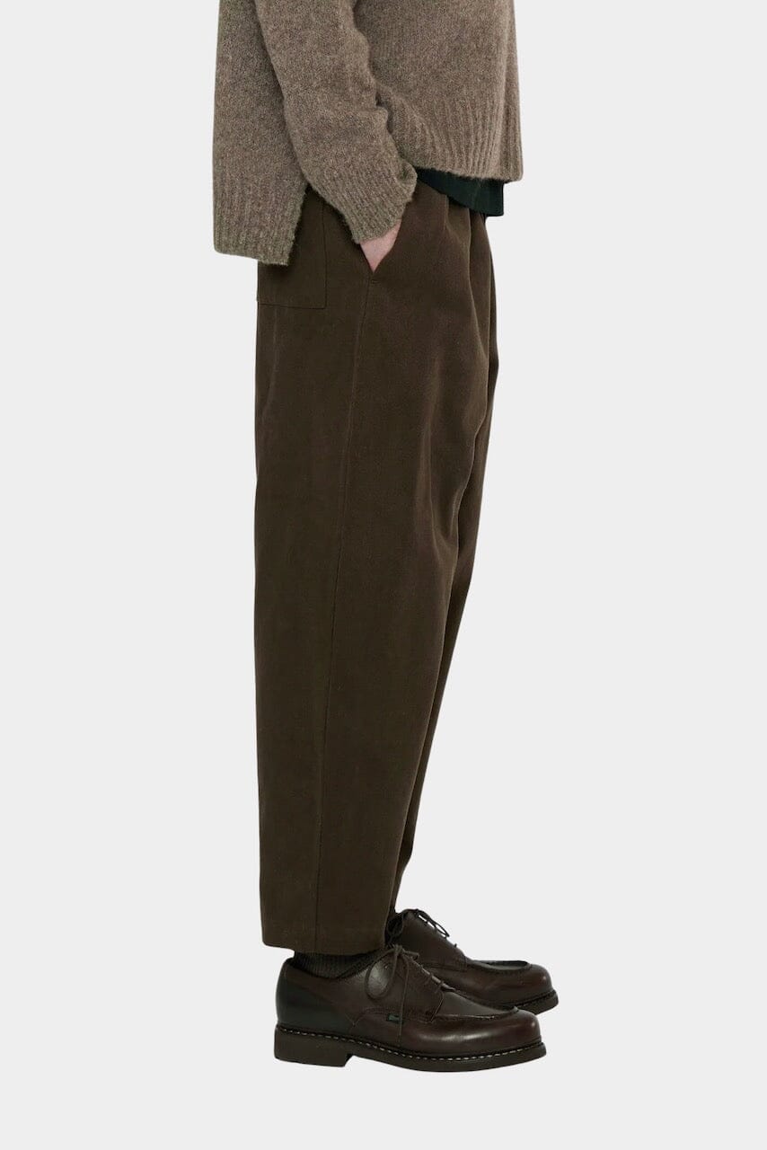7115 By Szeki - Signature Elastic Pull-Up Trouser - Taupe Brown - Pants - YUCCA, women’s clothing website, denver boutique.