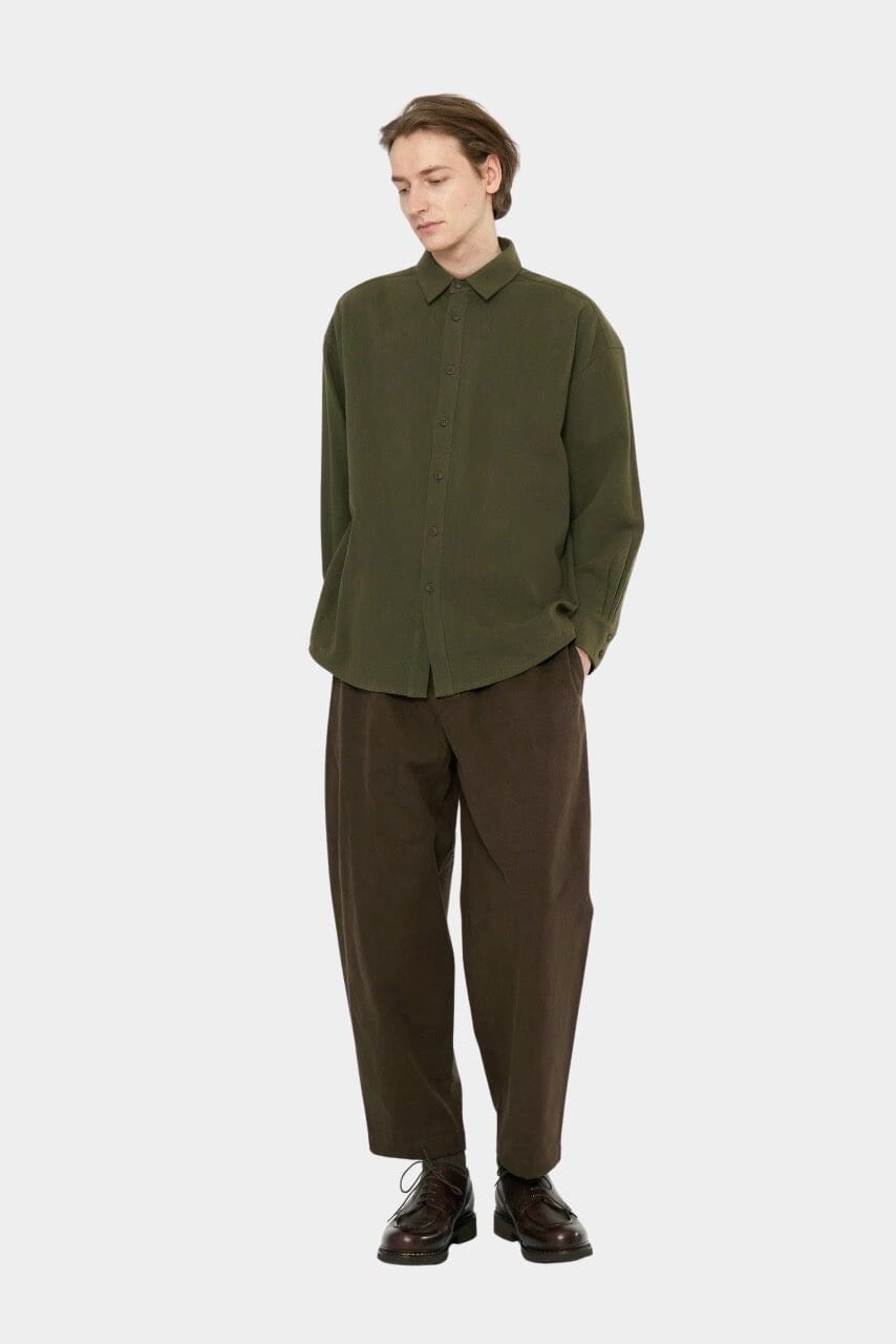 7115 By Szeki - Signature Elastic Pull-Up Trouser - Taupe Brown - Pants - YUCCA, women’s clothing website, denver boutique.