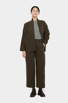 7115 By Szeki | Signature Sumo Jacket In Taupe Brown - SHOP YUCCA Coats & Jackets 7115 BY SZEKI - YUCCA 