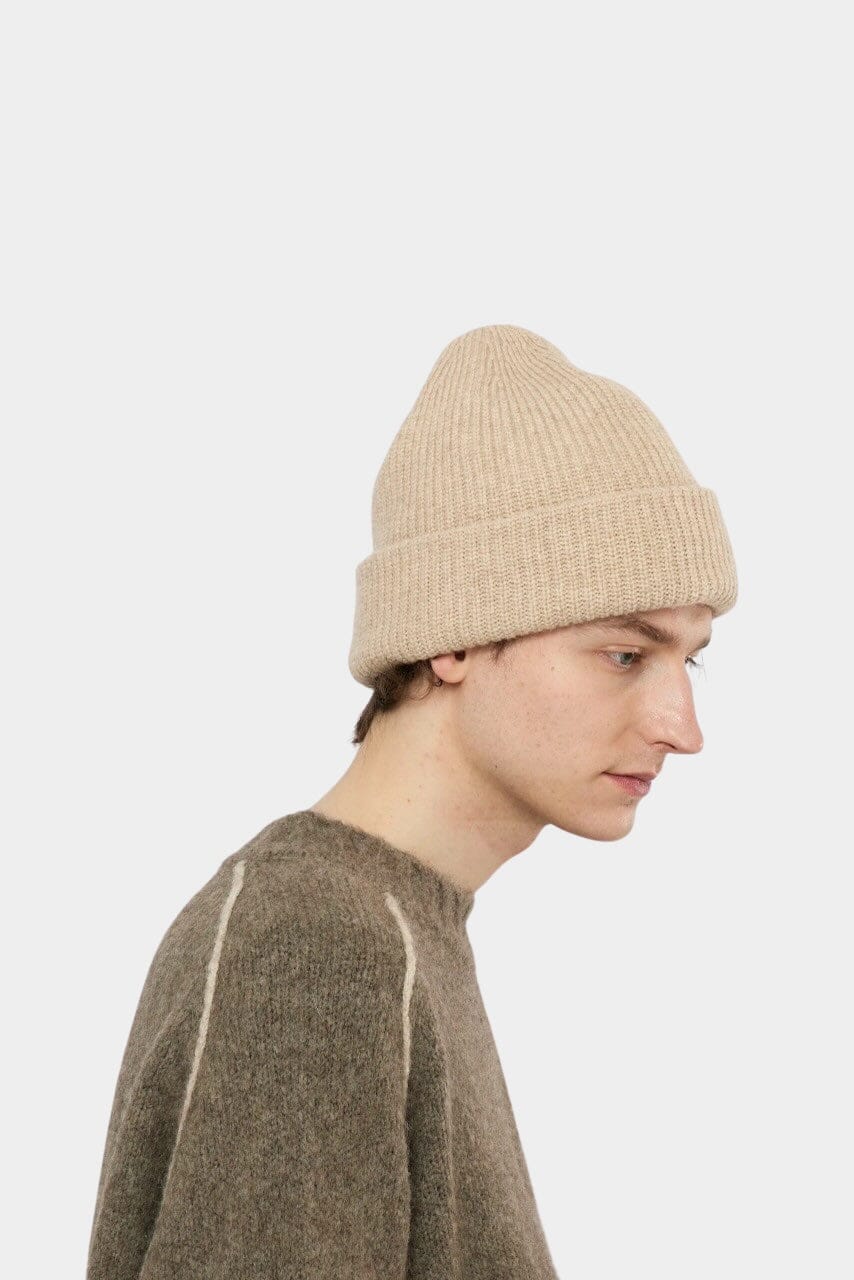 7115 by Szeki - Signature Yak Beanie - Almond - Hats - YUCCA, quality knit beanie, elevated basics fashion.