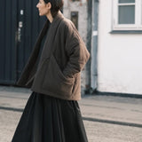 7115 By Szeki - Signature Sumo Puffer - Chalk Brown - Coats & Jackets - YUCCA, women’s clothing store, women’s quality coats.