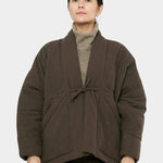 7115 By Szeki - Signature Sumo Puffer - Chalk Brown - Coats & Jackets - YUCCA, women’s clothing store, women’s quality coats.