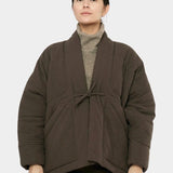 7115 By Szeki - Signature Sumo Puffer - Chalk Brown - Coats & Jackets - YUCCA, women’s clothing store, women’s quality coats.