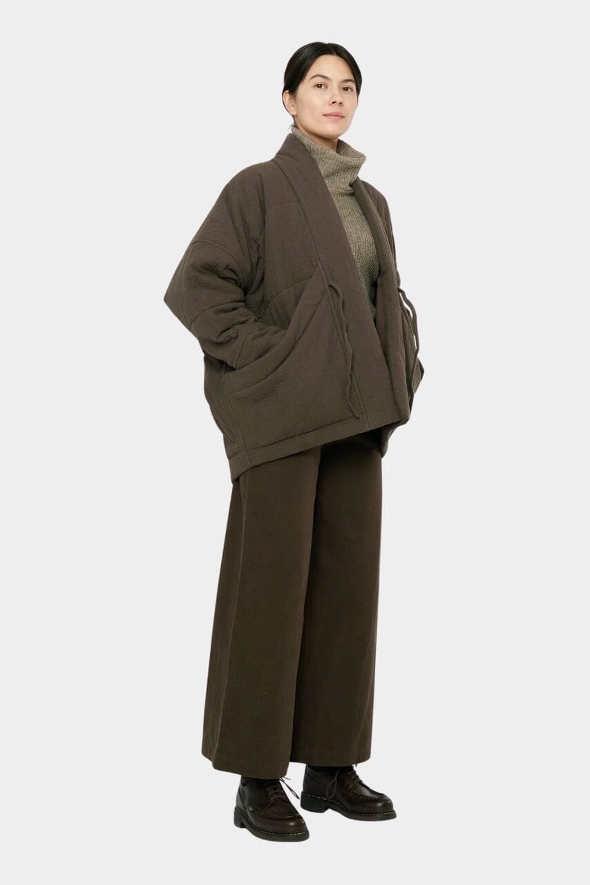 7115 By Szeki - Signature Sumo Puffer - Chalk Brown - Coats & Jackets - YUCCA, women’s clothing store, women’s quality coats.