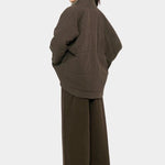 7115 By Szeki - Signature Sumo Puffer - Chalk Brown - Coats & Jackets - YUCCA, women’s clothing store, women’s quality coats.