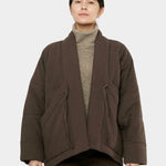 7115 By Szeki - Signature Sumo Puffer - Chalk Brown - Coats & Jackets - YUCCA, women’s clothing store, women’s quality coats.
