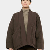 7115 By Szeki - Signature Sumo Puffer - Chalk Brown - Coats & Jackets - YUCCA, women’s clothing store, women’s quality coats.
