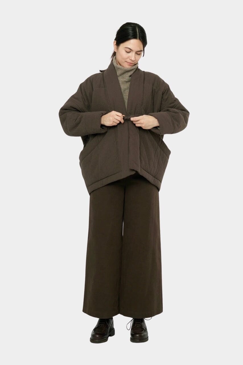 7115 By Szeki - Signature Sumo Puffer - Chalk Brown - Coats & Jackets - YUCCA, women’s clothing store, women’s quality coats.