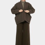 7115 By Szeki - Signature Sumo Puffer - Chalk Brown - Coats & Jackets - YUCCA, women’s clothing store, women’s quality coats.