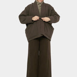 7115 By Szeki - Signature Sumo Puffer - Chalk Brown - Coats & Jackets - YUCCA, women’s clothing store, women’s quality coats.