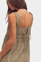 Amente | Back Tie Midi Dress In Olive - SHOP YUCCA Dresses AMENTE - YUCCA 