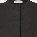 Rounded Sleeve Cardigan, Brown