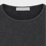 Round T-Shirt, Charcoal