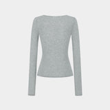 Round T-Shirt, Grey
