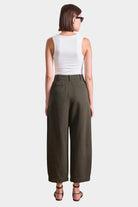 Apiece Apart | Bari Crop Trouser In Rosin - SHOP YUCCA Pants APIECE APART - YUCCA 