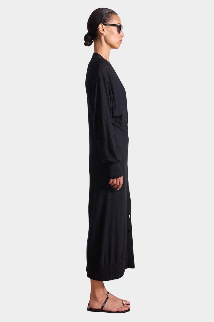 Apiece Apart - Drippy Cardi Dress - Black - Cardigan - YUCCA, Yucca store Denver, women’s high quality dress.