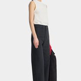 Apiece Apart Merida Pants Black high rise trousers side view