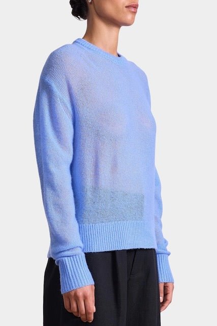 Apiece Apart - Softest Tissue Weight Sweater - Cornflower - Sweaters & Knitwear - YUCCA, women’s clothing store Denver.