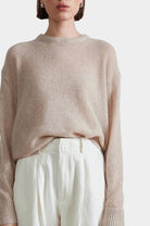 Apiece Apart - Softest Tissue Weight Sweater - Sand - YUCCA, Yucca store Denver, women’s clothing boutique near me.