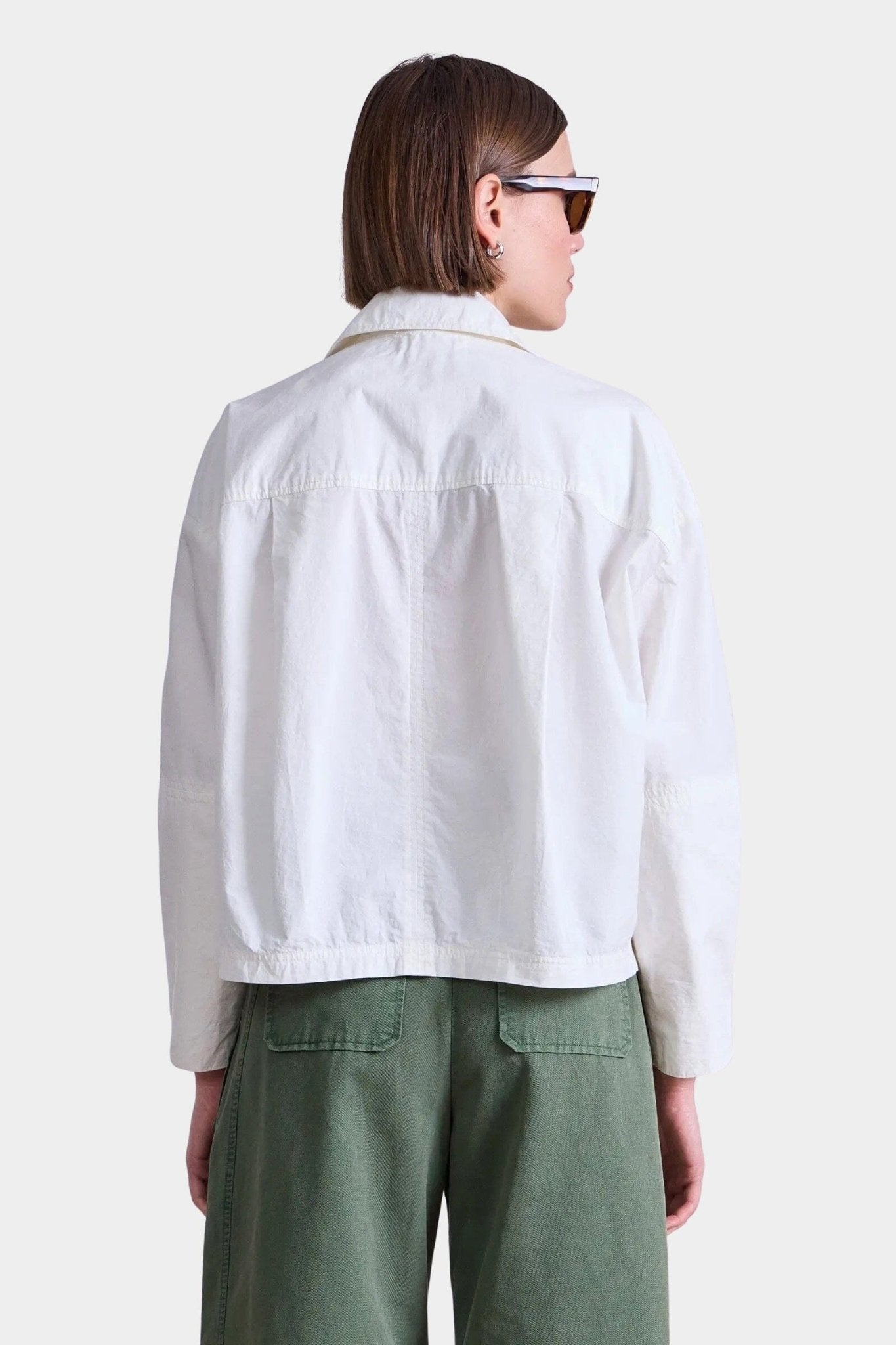 Apiece Apart | Pescara Top In Cream - SHOP YUCCA Shirts & Tops APIECE APART - YUCCA, Yucca store Denver, women’s clothing boutique near me, high quality capsule wardrobe, boutiques near me, women’s high quality tops.