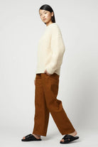 Atelier Delphine | Alpaca Rib Sweater In Cream - SHOP YUCCA Sweater ATELIER DELPHINE - YUCCA 