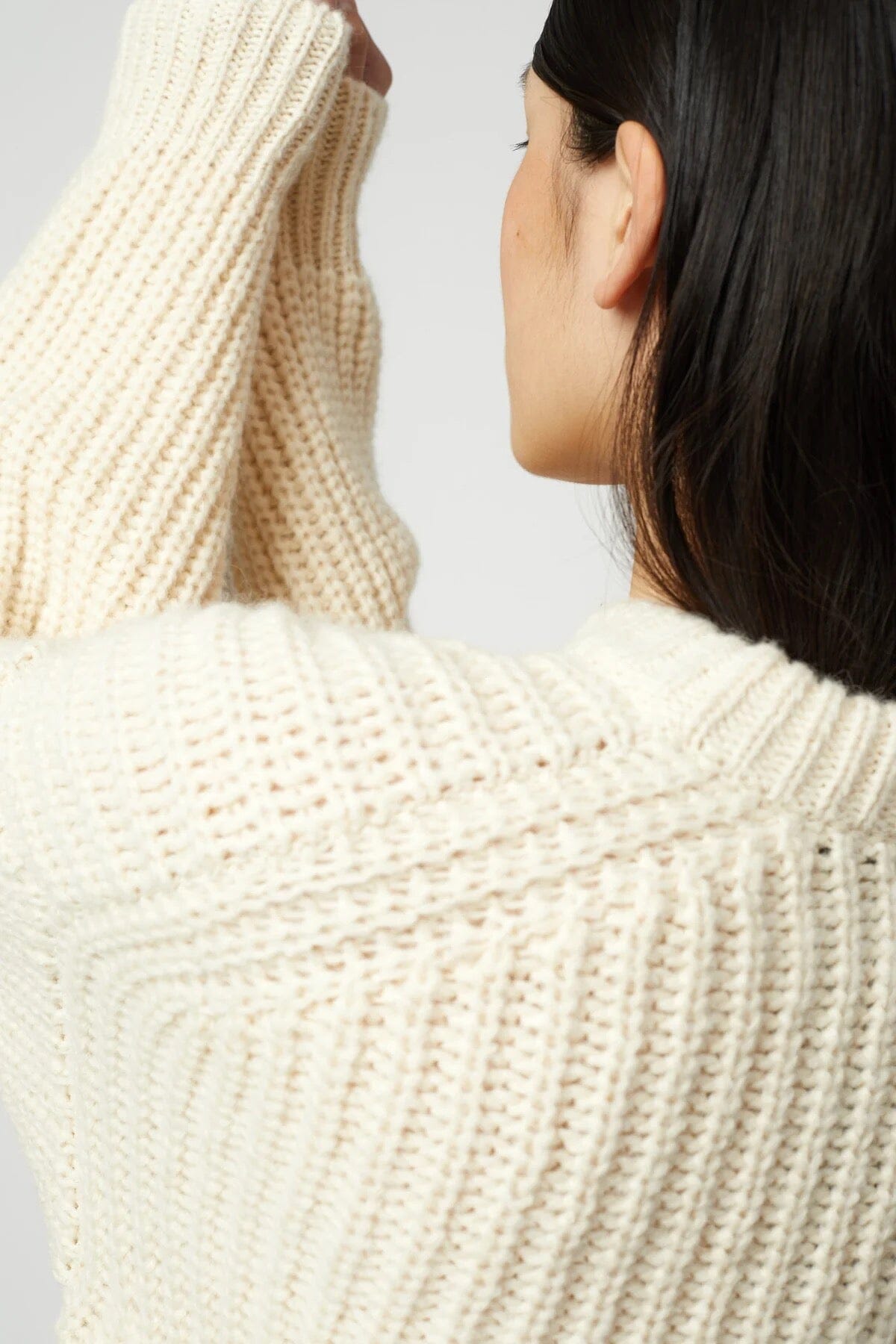 Atelier Delphine | Alpaca Rib Sweater In Cream - SHOP YUCCA Sweater ATELIER DELPHINE - YUCCA 