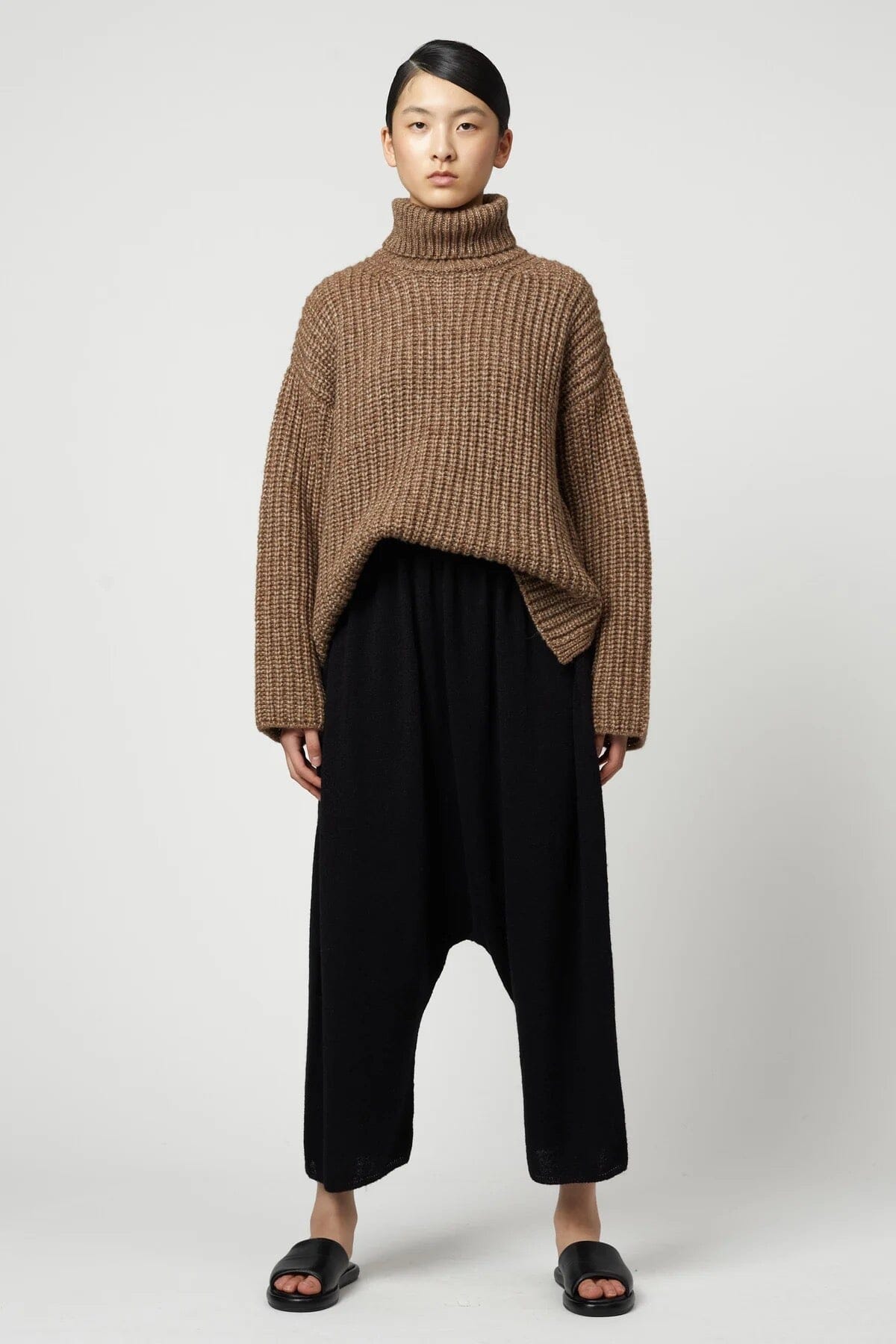 Atelier Delphine | Alpaca Rib Turtleneck In Brown - SHOP YUCCA Sweater ATELIER DELPHINE - YUCCA 