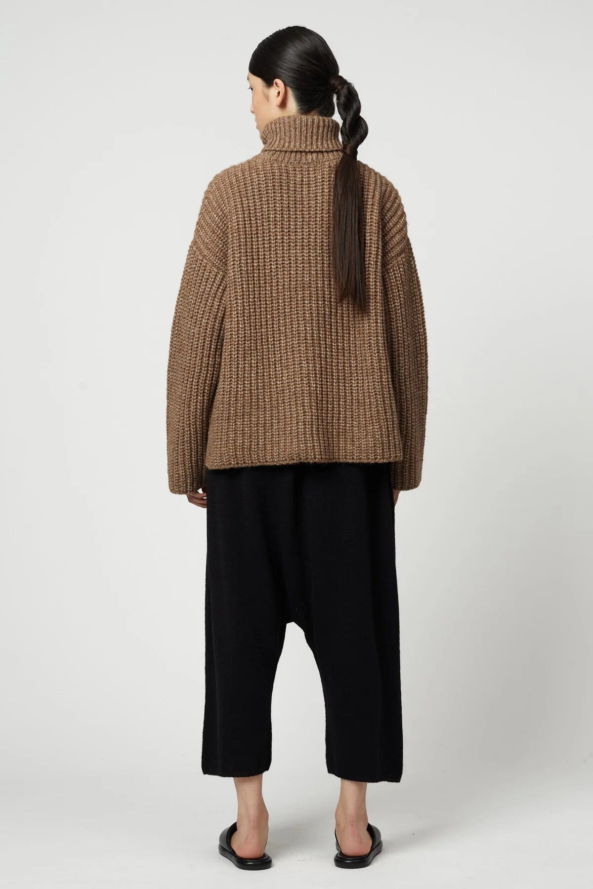 Atelier Delphine | Alpaca Rib Turtleneck In Brown - SHOP YUCCA Sweater ATELIER DELPHINE - YUCCA 