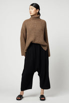 Atelier Delphine | Alpaca Rib Turtleneck In Brown - SHOP YUCCA Sweater ATELIER DELPHINE - YUCCA 