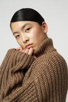 Atelier Delphine | Alpaca Rib Turtleneck In Brown - SHOP YUCCA Sweater ATELIER DELPHINE - YUCCA 