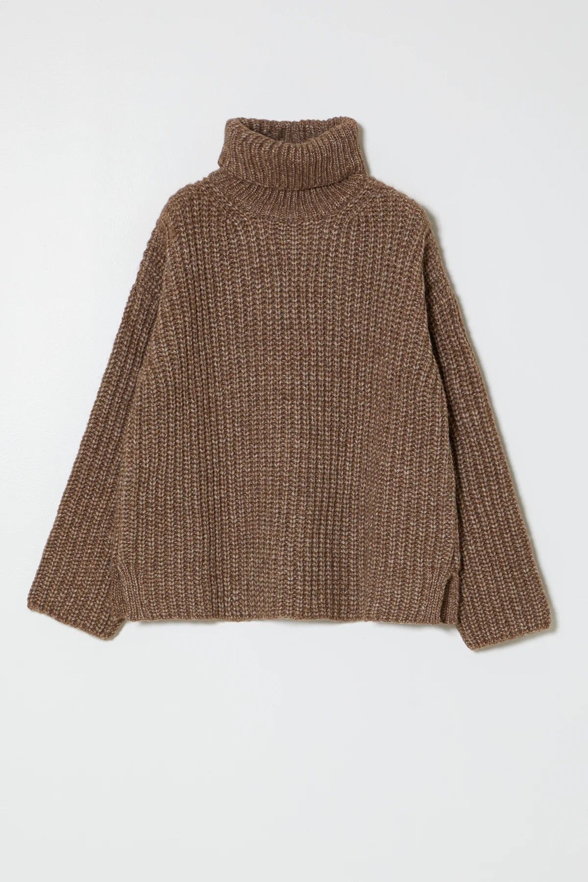 Atelier Delphine | Alpaca Rib Turtleneck In Brown - SHOP YUCCA Sweater ATELIER DELPHINE - YUCCA 