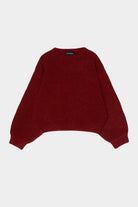 Atelier Delphine | Balloon Sleeve Sweater In Burgundy - SHOP YUCCA Sweater ATELIER DELPHINE - YUCCA 