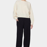 Atelier Delphine - Balloon Sleeve Sweater - Cream - Sweater - YUCCA, boutiques near me, women’s quality knitwear.