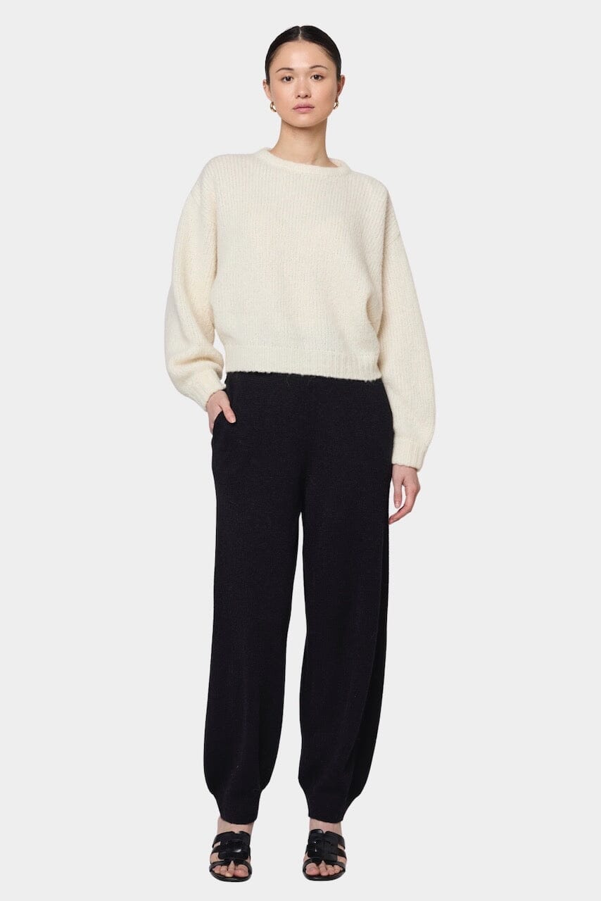 Atelier Delphine | Balloon Sleeve Sweater In Cream - SHOP YUCCA Sweater ATELIER DELPHINE - YUCCA 