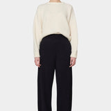 Atelier Delphine - Balloon Sleeve Sweater - Cream - Sweater - YUCCA, boutiques near me, women’s quality knitwear.