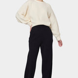 Atelier Delphine - Balloon Sleeve Sweater - Cream - Sweater - YUCCA, boutiques near me, women’s quality knitwear.