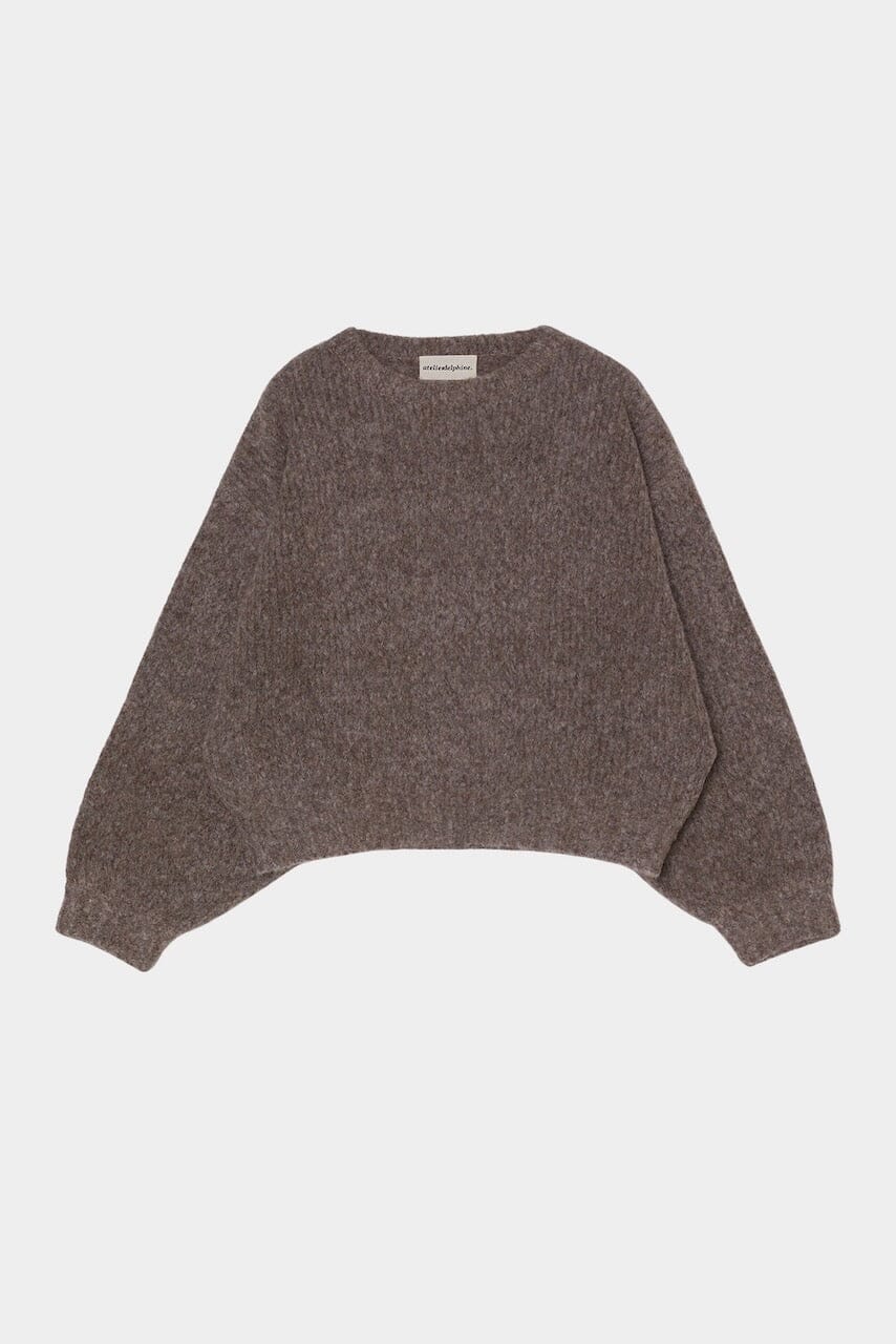 Atelier Delphine | Balloon Sleeve Sweater In Deer - SHOP YUCCA Sweater ATELIER DELPHINE - YUCCA 