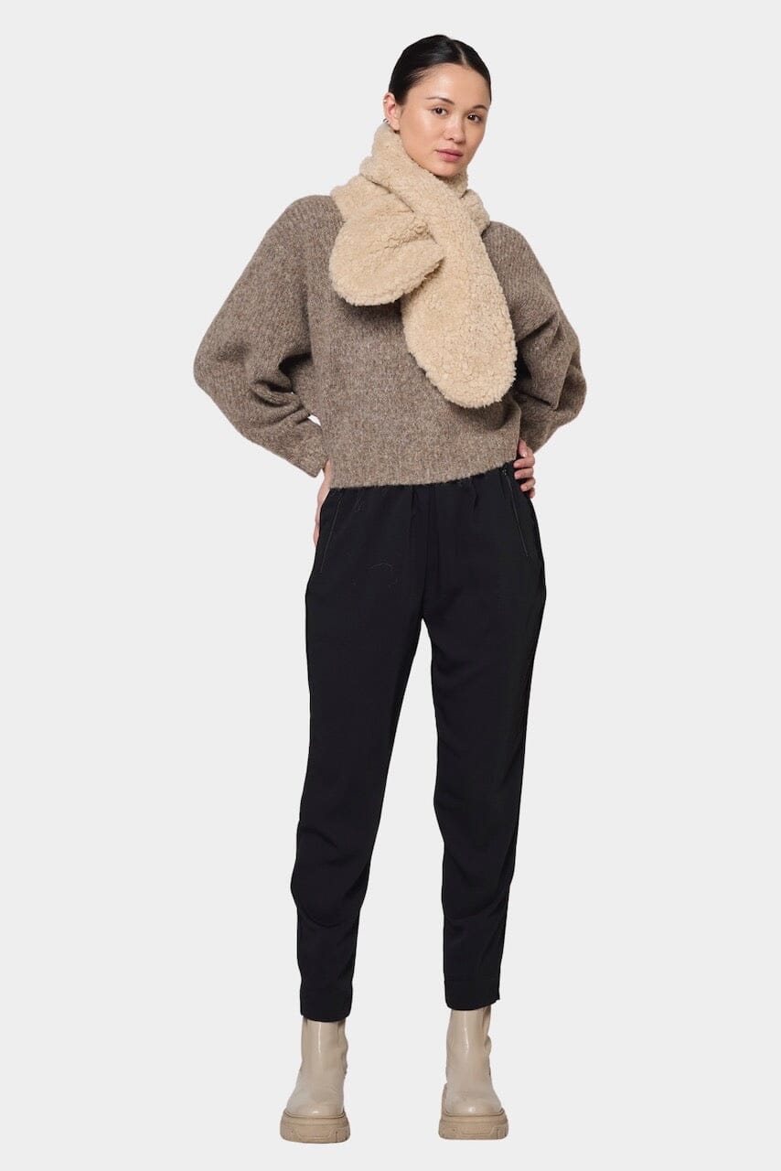Atelier Delphine - Balloon Sleeve Sweater - Deer - Sweater - YUCCA,  boutiques near me, women’s quality knitwear.