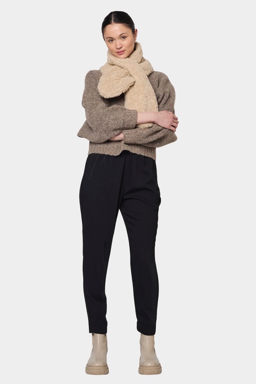 AAtelier Delphine - Balloon Sleeve Sweater - Deer - Sweater - YUCCA,  boutiques near me, women’s quality knitwear.