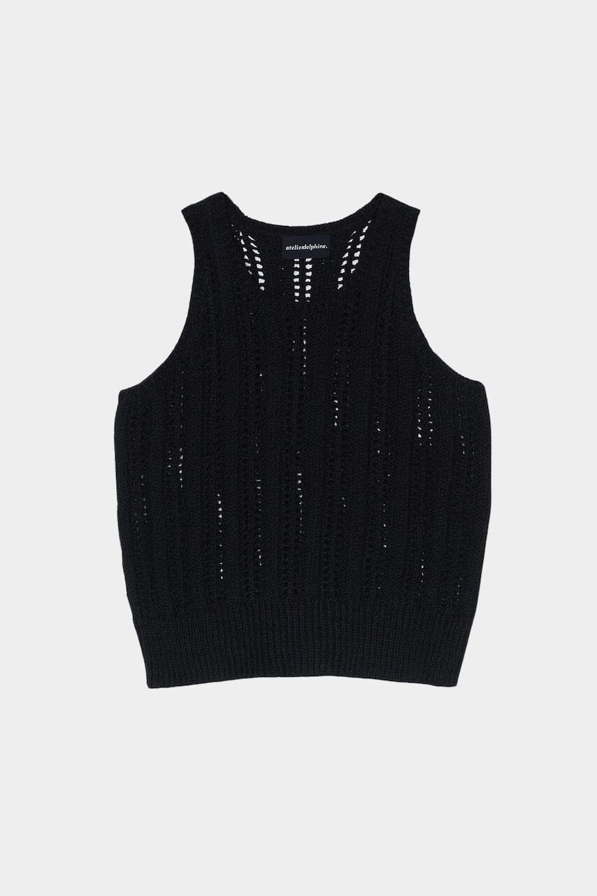 Atelier Delphine - Ferrand Top - Black - Shirts & Tops - YUCCA, boutiques near me, women’s high quality tops.