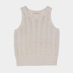 Atelier Delphine - Ferrand Top - Cream - Shirts & Tops - YUCCA, boutiques near me, women’s high quality tops.