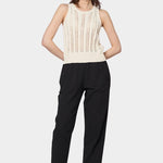 Atelier Delphine - Ferrand Top - Cream - Shirts & Tops - YUCCA, boutiques near me, women’s high quality tops.