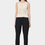 Atelier Delphine - Ferrand Top - Cream - Shirts & Tops - YUCCA, boutiques near me, women’s high quality tops.