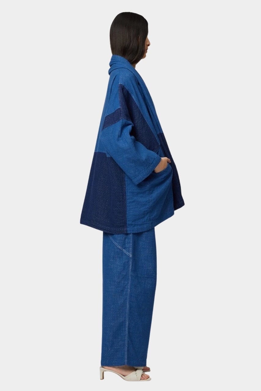 Atelier Delphine - Haori Coat - Patchwork - Coats & Jackets - YUCCA, Women’s clothing store Denver, women’s clothing website.