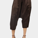 Atelier Delphine - Kiko Satin Pant - Espresso - Pants - YUCCA, best clothes for women, high end fashion for women, yucca.